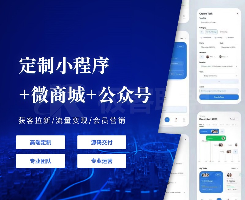 成都各类小程序开发-APP系统软件开发-小程序定制开发